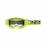 O'NEAL Motocross Brille Fahrradbrille Herren Damen B-Zero Goggle I MX MTB DH FR I Motorradbrille 100% UV-Schutz I Schlag & kratzfestes Glas I Gelb I Größe One Size