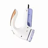Greensen Elektrischer Stoffrasierer, Tragbarer Fusselentferner mit Edelstahlklingen für Pullover, Hosen, Decken, Ergonomischer Griff, Großer Fusselbehälter (EU-Stecker 220 V)