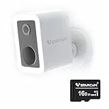 VSTARCAM 2K Außenkamera WLAN mit Micro-SD-Karte 16 GB, Nachtsicht, 2,4 GHz & 5 GHz WLAN, PIR-Bewegungsmelder, Farbnachtsicht, Zwei-Wege-Audio