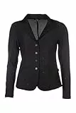 HKM Damen Crystal Turnierjacke, Schwarz, 64