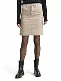 TOM TAILOR Damen 1047633 Rock, 32208-Soft Taupe Grey, 38