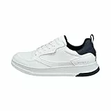 bugatti Herren Low-Top Sneaker, Männer Halbschuhe, Wechselfußbett,schnürschuhe,schnürer,straßenschuhe,Strassenschuhe,weiß (2000),44 EU / 9 UK