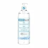 Waterglide Feel Gleitgel auf Wasserbasis | Transparentes Gel | Gefühlsecht | Lang anhaltende Gleitfähigkeit | Gleitmittel für Sex und Sex-Spielzeug | 1000 ml Flasche für Frau und Mann