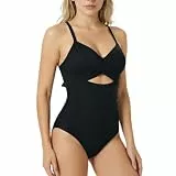 Duronge Badeanzug Damen Badeanzug Bauchweg & Push Up – Schwimmanzug mit Überkreuzte Rückenbindung Einteilige Bademode Swimsuit Damen (DE/NL/SE/PL, Alphanumerisch, M, Regular, Regular)