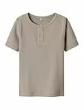 NAME IT Jungen NMMKAB SS TOP NOOS T-Shirt, Pure Cashmere, 122/128 cm
