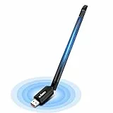 ZHITING 2 in 1 WLAN Bluetooth Stick AX900M USB Dual Band 2.4GHz/5GHz Mit 5DBi Antenna, Bluetooth5.4 Dongle Für PC/Computer/Laptop, Kompatibel Mit Windows 11/10