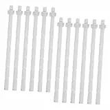 Angoily Spülknopfstangen Ersatzset 12 Stück Kunststoff Verlängerte Toilettendruckstangen Für Spülkästen Einfach Zuschneidbar Toiletten Ersatzteile Für Stabile Funktion