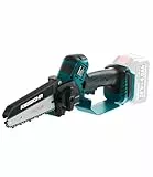 KIESBOHR 15cm Akku Astsäge CSE002, Kompatibel mit Makita 18V Akku, bürstenlose Mini Akku Kettensäge, Automatische Kettenschmierung (ohne Akku)