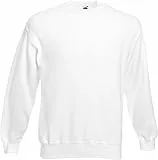 Fruit of the Loom - Sweatshirt 'Set-In' L,Weiß