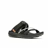 Merrell Damen Terran 4 Pfosten Schiebe-Sandalen, Schwarz, 39 EU