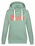 Eight 2 Nine Damen Hoodie Moin LETN-072 Kapuzen-Sweatshirt Statement Maritim Light Green L