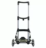 SJ GANG STYLE JAM GANG Schultrolley für Kinder; Trolley für Schulranzen und Rucksäcke von Seven & SJ, Einfach zum Ziehen für Mädchen und Jungen, schwarz