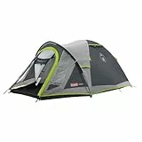 Coleman Darwin 3+ Zelt, 3 Personen, 3 Mann Zelt, Igluzelt, Festivalzelt, Leichtes Kuppelzelt mit Vorzelt, Wasserdicht WS 3.000 mm