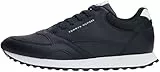 Tommy Hilfiger Herren Runner Sneaker New Eva aus Leder, Blau (Desert Sky), 43