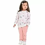 deiko Kinder Jungen Mädchen Unisex Kleidung%100 Baumwolle Outfit Kinder Kleidung Set | 2tlg langärmliges Oberteil und Hose mit Taschen