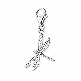Engelsrufer Damen Charm Anhänger Libelle Dragonfly silber aus Sterling Silber - Karabinerverschluss - nickelfrei