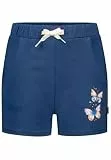 SALT AND PEPPER BY KIDS PARK Mädchen Shorts mit Schmetterling Print aus S. Jersey Hose, Ink Blue, 104