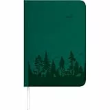 Alpha Edition - Wochen-Minitimer Nature Line Forest 2026 – Taschenkalender A6 (11×15 cm) mit Notizbereich & Monatsübersicht, umweltfreundlicher Terminplaner für Beruf, Schule & Alltag