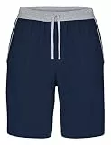 Ladeheid Herren Schlafanzughose kurz Herren Kurz Hose mit Taschen Shorts LA40-253 (Marineblau-Melange, S)