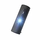 JMGO PicoFlix Mini Beamer Outdoor mit Google TV, Netflix, 1080P Portable Projektor, 420 ISO Lumen, 4,5 Stunden Akku, 200' Heimkino Beamer, HDR10, Gimbal, automatische Bildkorrektur, 10W Lautsprecher