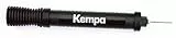 Kempa Kompakte Zwei-Wege-Ballpumpe für Handball, Fußball, Basketball etc., Luftpumpe mit Dual Action, Doppelhub-Pumpe, inkl. Ventil-Nadel, 200180001, Schwarz