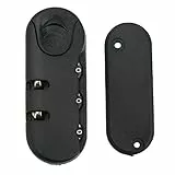 Gepäckschloss, 3-stelliges Koffer-Passwortschloss, Zinklegierungsschloss, Koffer-Passwort-Sicherheitsschloss, Kunststoff, Mattiert, für Reisen, Schwarz Campingausrüstung