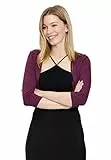 Vera Mont Damen 8675/4808 Blazer, Shiny Bordeaux, 36