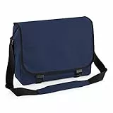 BagBase Unisex BG021FNAV Messenger Bag, French Navy, Größe M