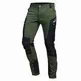 PUMA Workwear Pro-One Wanderhose Herren - Robuste Outdoor Hosen für Herren - Mit verstärktem Nylon für Langlebigkeit - Trekkinghose mit 4-Wege-Stretch - Verstellbarer Knopfleiste - M - Oliv