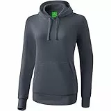 Erima Damen Basic Kapuzen Pullover (2072108), Slate Grey, 38