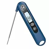 DOQAUS Grillthermometer Digitales Bratenthermometer Fleischthermometer Thermometer Kochen Küchenthermometer mit 3s Sofortiges Auslesen&Langer Sonde,für Braten,Kochen,Grillen,BBQ,Backen-Navyblau
