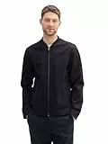 TOM TAILOR Herren Piqué Sakko in Bomber-Style, 10668 - Sky Captain Blue, XXXL