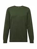 Mavi Herren Crew Neck Sweater Pullover, Kombu Grün, Klein