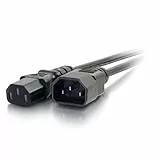 C2G 5 Meter 16 AWG Computer-Verlängerungskabel (IEC320C13 zu IEC320C14) 15 FuÃŸ Netzkabel/Stromkabel,Schwarz