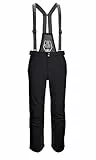 killtec Herren Skihose/Ski-Trägerhose mit abzippbarem Latz und Kantenschutz Larok, schwarz blau, S, 35244-000