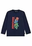 Kabooki LEGO® NINJAGO® Langarmshirt Jungen - 100% Bio-Baumwolle | Bequemes Kinder T-Shirt mit Kai, Lloyd & Jay Print | Ideal für Schule und Freizeit