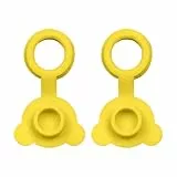 Bärenform Wannenstopper - Set Von 2 Silikonabflussstopfen Für Kinder | Fun Antierstil Wasserblocker Für Badewannen, Duschen, Waschbecken, Kinderfreundliches Werkzeug Zur Verhütung Von Leck
