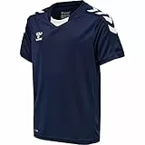 hummel Unisex Kinder Hmlcore Xk Poly Jersey S/S Kids T Shirt, Marine, 176 EU