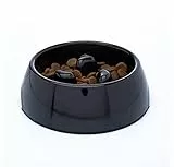 DDOXX Antischlingnapf Hunde - Rutschfester und Spülmaschinentauglicher Antischlabbernapf Hund - 140 ml (Schwarz)