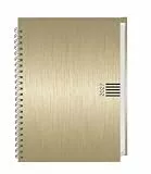 Wochen-Cheftimer A5, Alu gold 2027: Wochenkalender. Goldener Terminkalender in Aluoptik. Buch-Kalender mit Eckperforation und Spiralbindung. Taschenkalender zum Planen von Terminen.