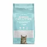 by Amazon weißes Ultra-Klumpstreu für Katzen 10L