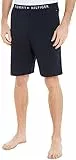 Tommy Hilfiger Herren Sweatshorts Jersey Short Kurz, Blau (Desert Sky), L