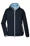STOY Damen Packbare Funktionsjacke/Outdoorjacke wasserdicht mit Kapuze - Große Größen STS 18 WMN JCKT, dunkelnavy, 46, 43139-000