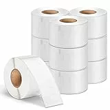 Doruimi 10 Rollen 36mm x 89mm Adressaufkleber,Kompatibel mit Dymo 99012 S0722400 Selbstklebende Etiketten für DYMO Label Writer 4XL 450 400 330 320 310 Twin Turbo Duo, Weiß(260 Etiketten/Rolle)