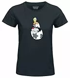 cotton division Damen Woloonets097 T-Shirt, Marineblau, X-Large