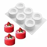 Puddingförmchen 9 Hohlraum-Kuchen-Form Silikon Backform, Pudding Parfait Eissform Förmchen Wiederverwendbar Muffinformen Kleine Törtchenform für Käsekuchen, Quiche, Muffins und andere leckere