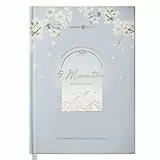 LEBENSKOMPASS 5 Minuten Achtsamkeitstagebuch “CALM” 5 Minuten Tagebuch für mehr Dankbarkeit, Achtsamkeit, Selbstliebe & Motivation - Tagebuch für Erwachsene für deine Persönlichkeitsentwicklung