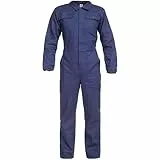 BWOLF ANAX Arbeitsoverall Herren Overall Herren Arbeitskleidung 100% Baumwolle Arbeitsoveralls mit 5 Taschen (Navy1, XL)