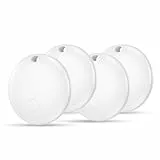 Android Tag GPS Tracker 4-Pack - Smart Tag Kompatibel mit Apple Wo ist? Und Google Mein Gerät Finden APP, Wasserdichter Gegenstandssucher, Bluetooth-Schlüsselfinder für Geldbörse, Gepäck