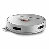 Philips HomeRun Serie 3000 Saug-Wischroboter, ultrastarke Saugleistung (4000 Pa), Lasernavigation, 200 Minuten Laufzeit, weiß, Saugroboter, App, XU3000/02